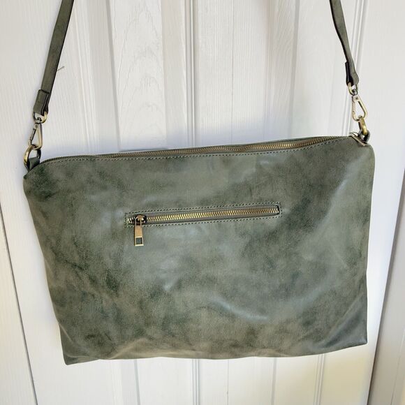 Joy Susan Handbags - Joy Susan Synthetic Leather Green Shoulder Bag